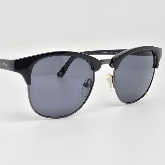 *SOLD*Tommy Hilfiger Bryan MP OU107 Black Frame Grey Lens Sunglasses w Case 50mm - Picture 7 of 15